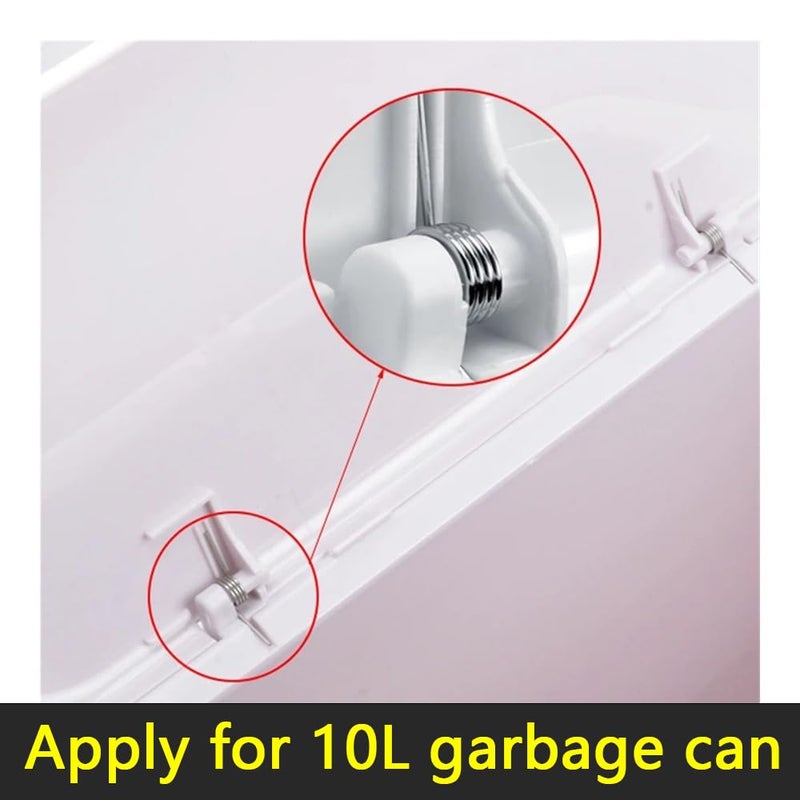 Cilky 10pcs/Lot Garbage Can Adjustable 3 Coils 0.7mm Stainless Steel 304 Wire 135 Degree Torsion Spring Small Springs Compression, 25mm - Image 4